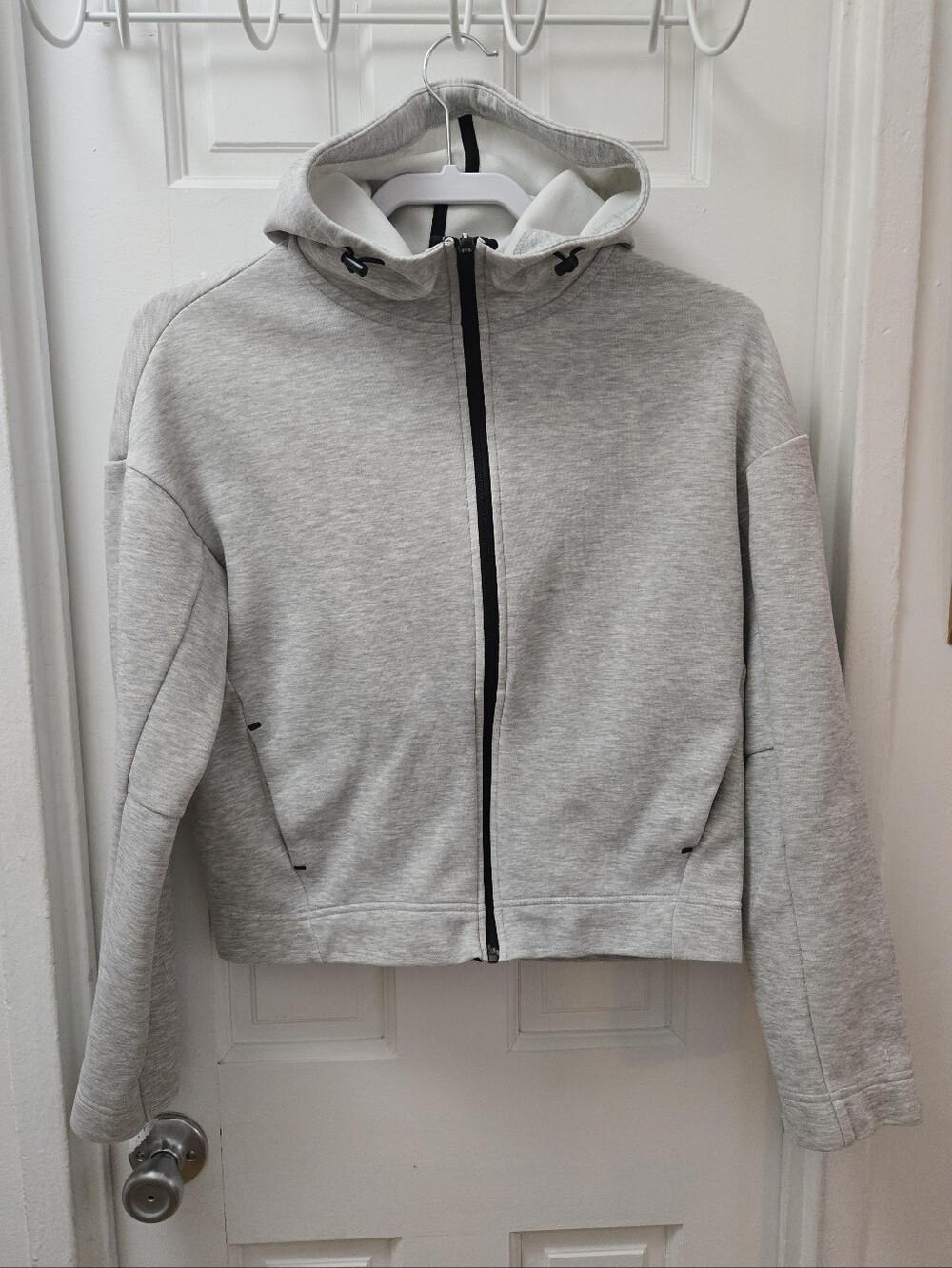 UNIQLO Gray Hooded Full Zip Sweatshirt Hoodie Activewear Loungewear Small